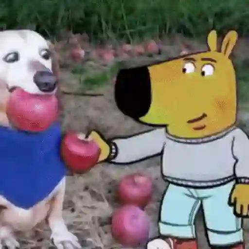 Magic apple random🐶🍎