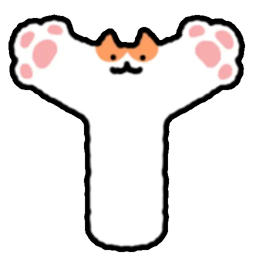 Cats' Moving Body Letters✨🐾 25