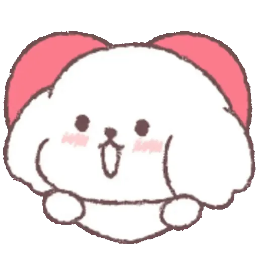 Cute Perrito Blanco 🐾✨