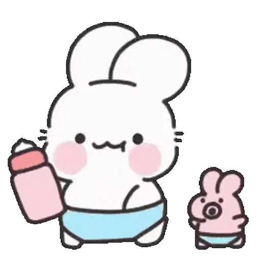 CUTE BABY RABBIT MOONGJI💗✨🐰 10
