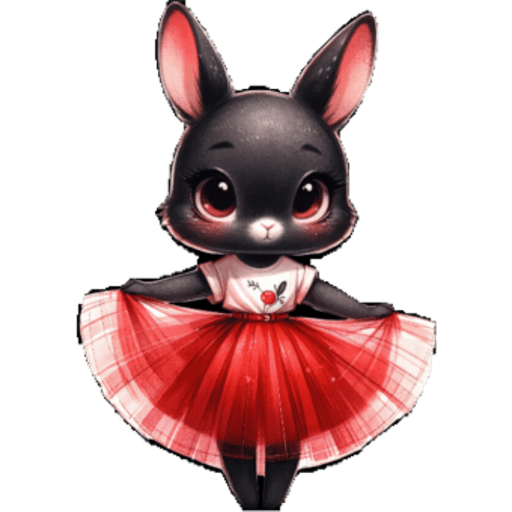 Conejita Negra Adorable 🖤🐰