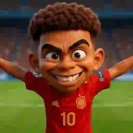 Lamine Yamal Comic ⚽️🇪🇸✨