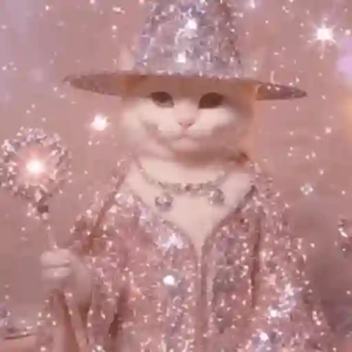 Cat glitter glam🐾✨