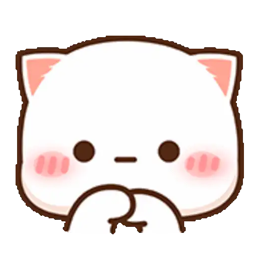 Peach Cat Emoji 24