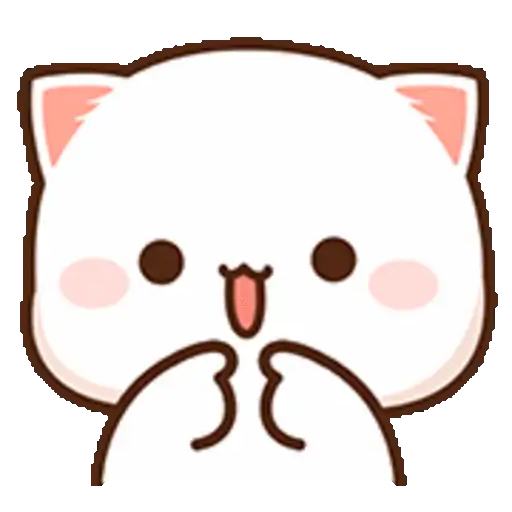 Peach Cat Emoji 9