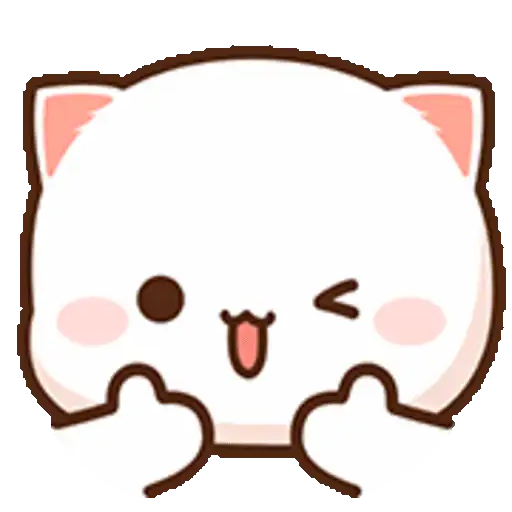 Peach Cat Emoji 19