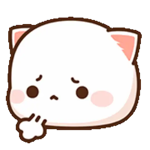Peach Cat Emoji 28