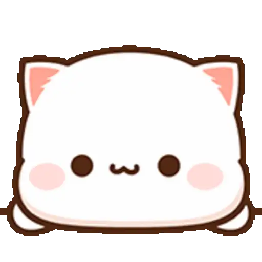Peach Cat Emoji 21