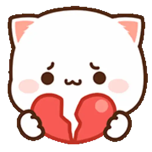 Peach Cat Emoji 8