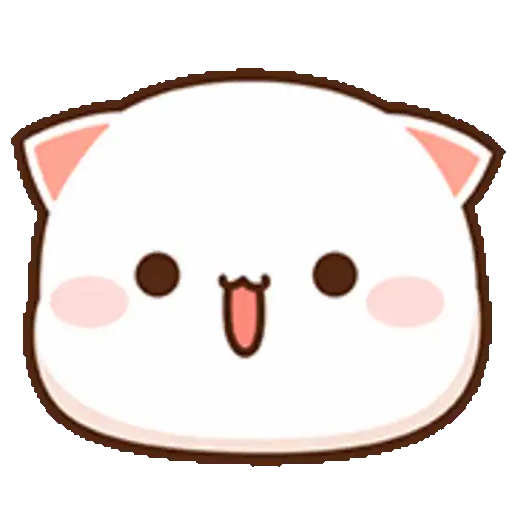 Peach Cat Emoji 23