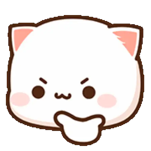 Peach Cat Emoji 27