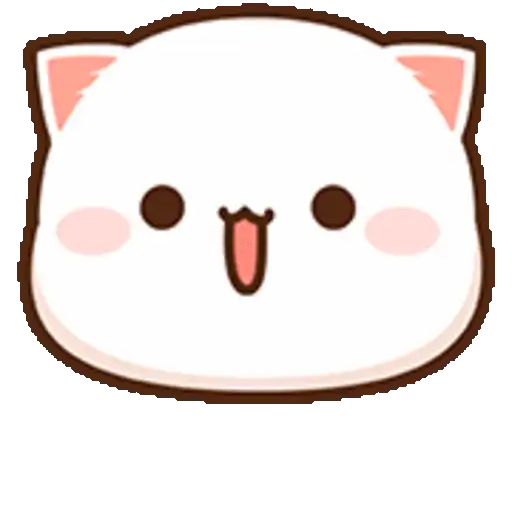 Peach Cat Emoji 25