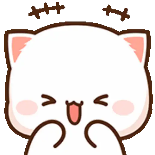 Peach Cat Emoji 18