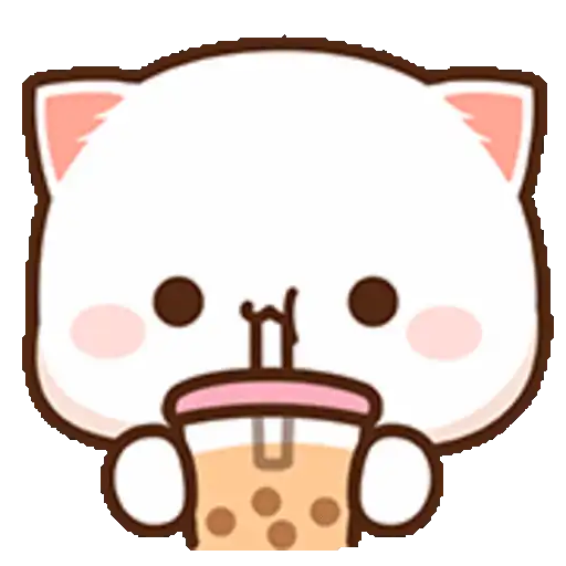 Peach Cat Emoji 5