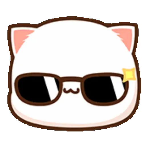 Peach Cat Emoji 10