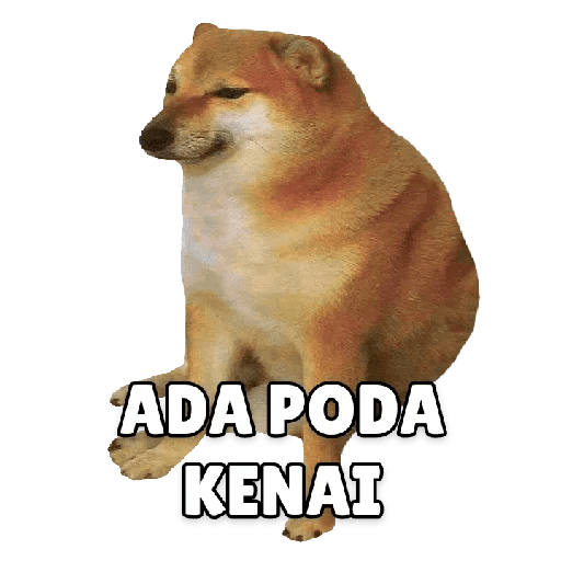 Cheems tamil stickers doge 18