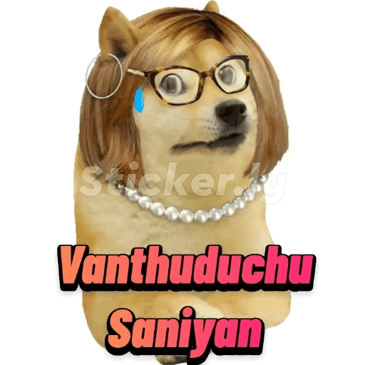 Cheems tamil stickers doge 24