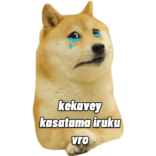 Cheems tamil stickers doge 4