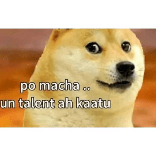 Cheems tamil stickers doge 28