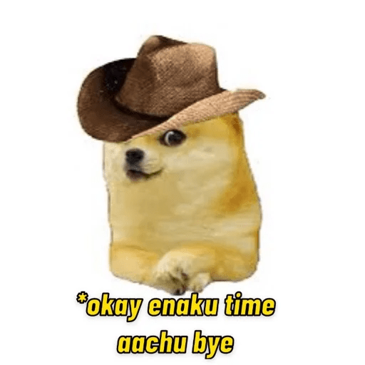 Cheems tamil stickers doge 20