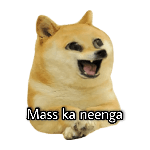 Cheems tamil stickers doge 6