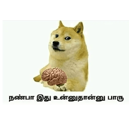 Cheems tamil stickers doge 26