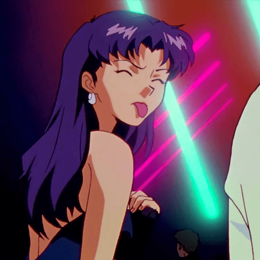 Misato evangelion' ! 💜 2