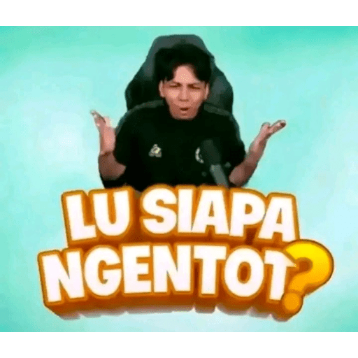 Stiker meme random  29
