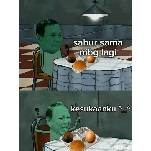 Stiker meme random  9
