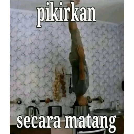 Stiker meme random  11