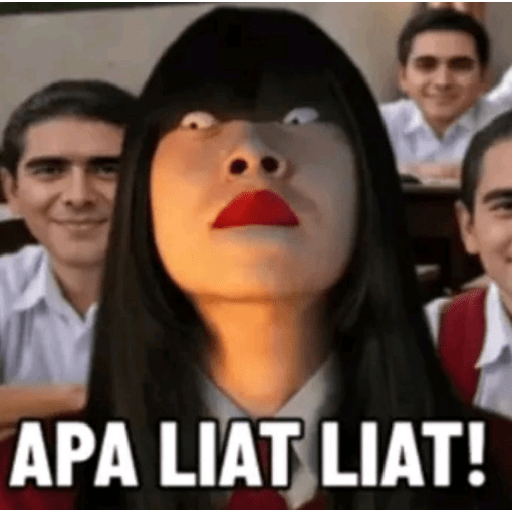 Stiker meme random  14