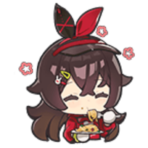 Pizza Hut X Genshin Stickers