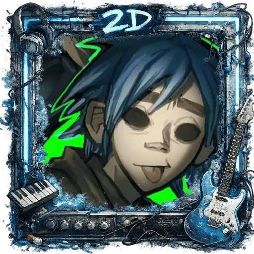 2D - Stuart Gorillaz  1