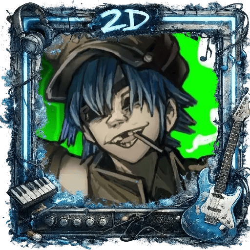 2D - Stuart Gorillaz  2