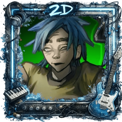 2D - Stuart Gorillaz  3