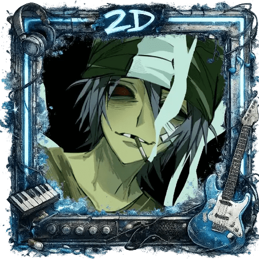 2D - Stuart Gorillaz  4