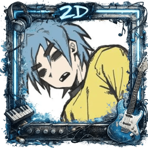 2D - Stuart Gorillaz  9