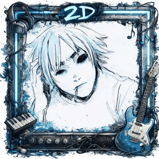 2D - Stuart Gorillaz  10