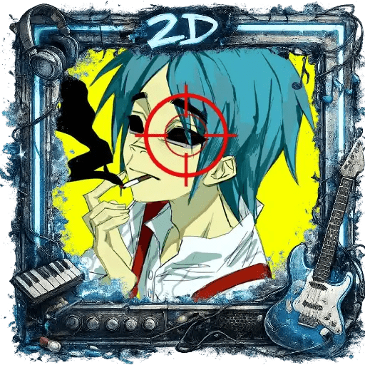 2D - Stuart Gorillaz  11
