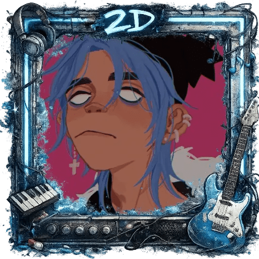 2D - Stuart Gorillaz  12