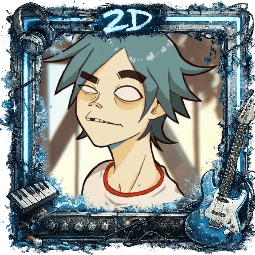 2D - Stuart Gorillaz  15