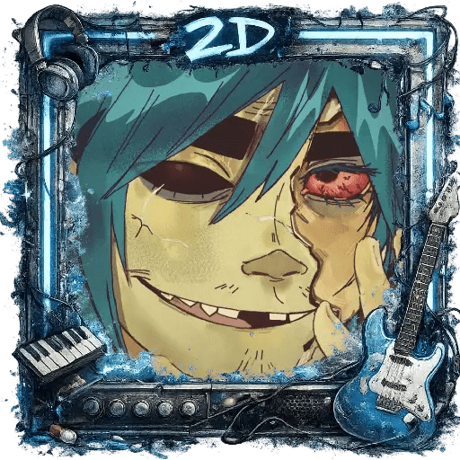 2D - Stuart Gorillaz  16