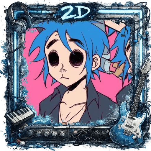 2D - Stuart Gorillaz  17