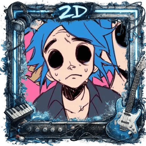 2D - Stuart Gorillaz  18