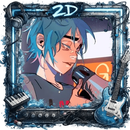 2D - Stuart Gorillaz  20