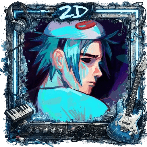 2D - Stuart Gorillaz  21