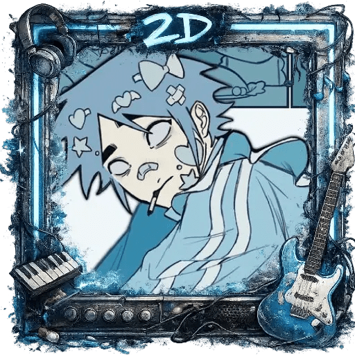 2D - Stuart Gorillaz  22
