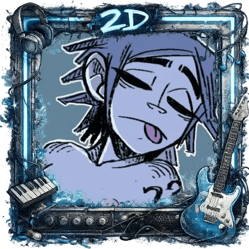 2D - Stuart Gorillaz  24
