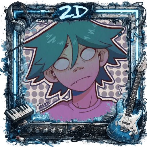 2D - Stuart Gorillaz  25