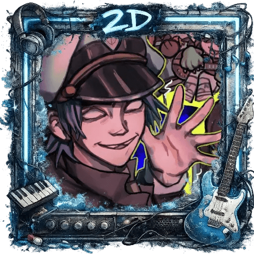 2D - Stuart Gorillaz  27